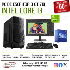 PC de Escritorio GT 710 Intel Core i3
